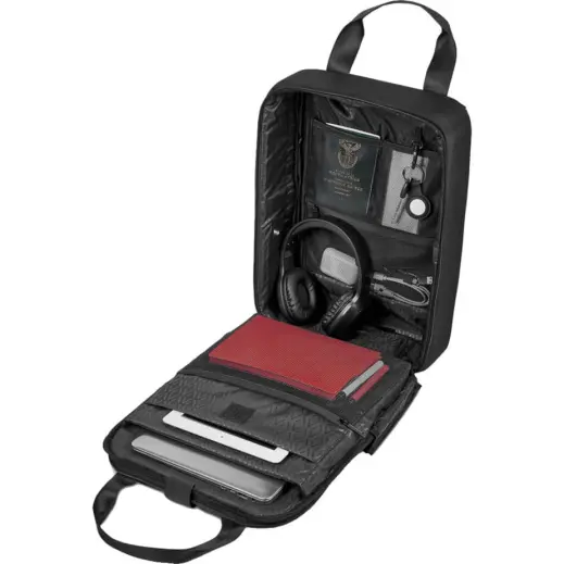 Alex Varga Tremezzo Laptop Backpack Open
